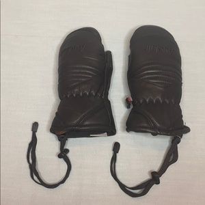 Auclair  Thinsulate, Ski-Dri Leather Ski Mittens